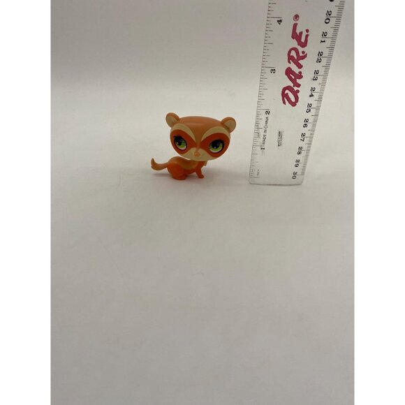 Vintage Hasbro Littlest Pet Shop Orange Ferret Figurine - Retro Toy Collectible - Picture 2 of 7